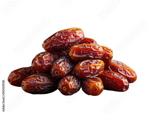 A pile of dried, rich brown, oblong fruits with wrinkled skins