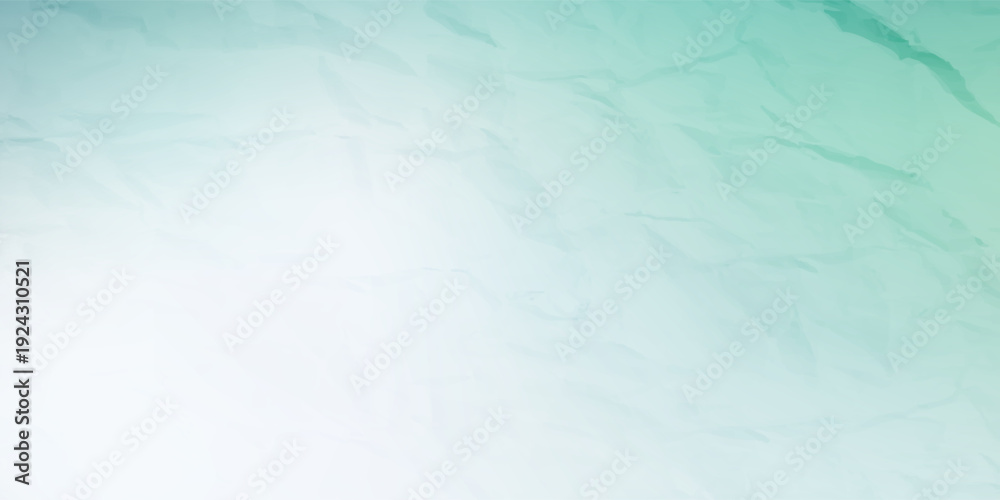 Fototapeta premium Abstract Gradient Crumpled Paper Texture Background in Blue Green and Yellow Light