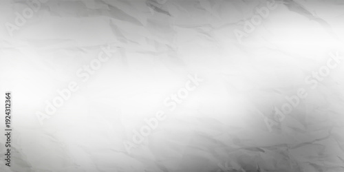Abstract Crumpled Paper Texture Background With Smoky Grunge Blur For Moody Monochrome Design
