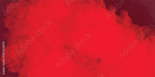 abstract watercolor background, Vibrant red watercolor background with soft artistic paint texture.