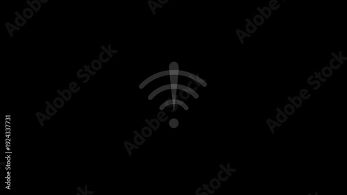 No Wifi signal icon. Phone Signal Wi-fi Indicator Icon. connection symbol Wi-fi icon sign or icon that states no wifi available in the area.