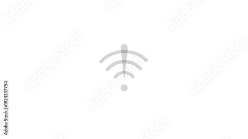 No Wifi signal icon. Phone Signal Wi-fi Indicator Icon. connection symbol Wi-fi icon sign or icon that states no wifi available in the area.