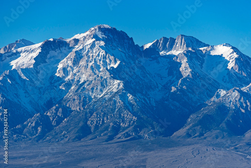 Mount Williamson And Mount Tyndall Rise Above The Owens Valley