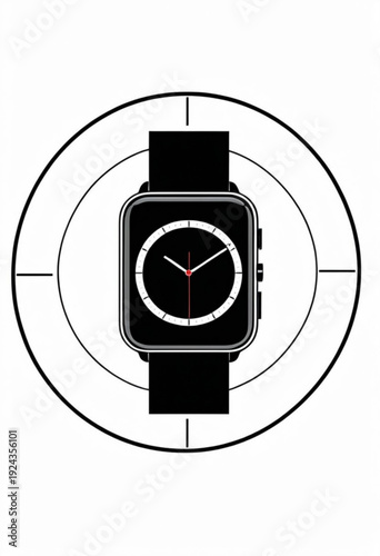 Watch with Circular Dial