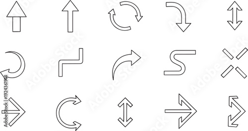 Professional Basic Business Growth and Success Arrow Symbols Vector