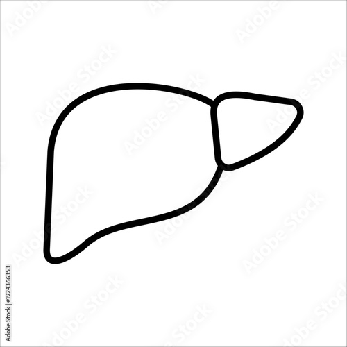 Cholecystectomy Icon. Symbol isolated white background. vector illustration. color editable.