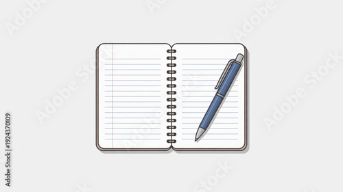 A notebook and pencil represent creativity, learning, and personal expression. The notebook, often bound in paper or spiral form, provides a blank canvas for ideas, notes, sketches, and plans.