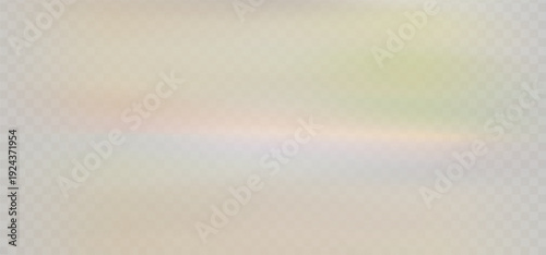 Crystal glass prism with holographic reflections.