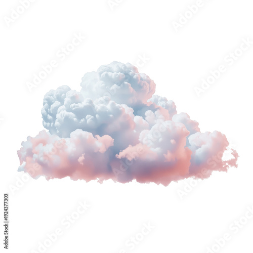 Soft Clouds Float in the Sky at Sunset, Creating a Colorful Display During th...