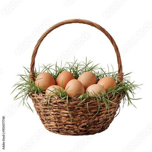 Colorful Decorated Egg With Floral Design on Display During Spring Celebratio...