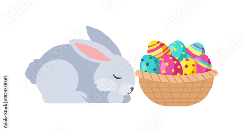 Abstract background with overlapping purple and orange hexagons in a dynamic arrangement