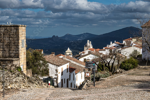 The medieval village of Marvao in the district of Portalegre, Portugal