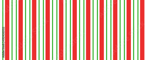 Christmas candy cane striped seamless pattern. Christmas candycane background with red and green stripes. Peppermint caramel diagonal print. Xmas traditional wrapping texture. Vector illustration.