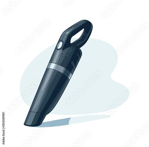 V acuum silhouette object shown in macro inspiredcompositi on withbody edge andh andlejuncti ondom in antbut fully visibleoccupy