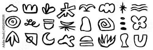 Ancient symbolic inscription with various logograms and glyphs