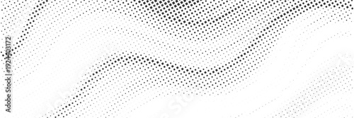 Diagonal Pixel Grid Halftone Abstract Background Vector in Black and White, Perfect for tech branding, startup websites, modern presentations and digital marketing layouts