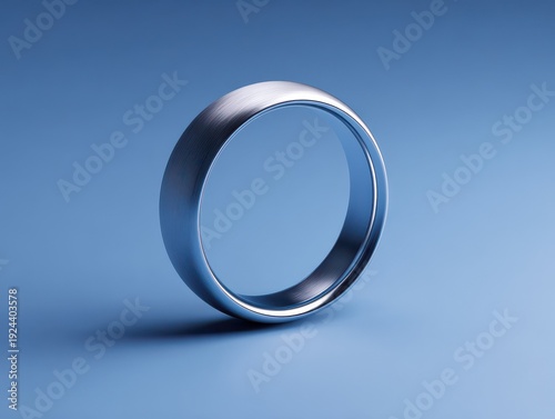 shockwave ring distortion isolated on a blue background