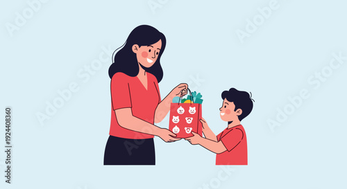 Mother and Son Gift.