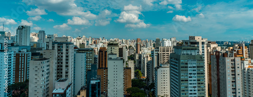 Photos The skyline of the Jardins neighborhood in Sao Paulo, Brazil seen from a highris