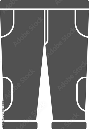 Pent icon vector Pattern Pent Garments Outline Icon. clothes icon short and clothing, Pent icon vector Pent outline vector icon which can easily edit Pent outline vector icon which can easily edit.