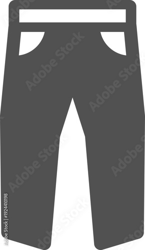 Pent icon vector Pattern Pent Garments Outline Icon. clothes icon short and clothing, Pent icon vector Pent outline vector icon which can easily edit Pent outline vector icon which can easily edit.