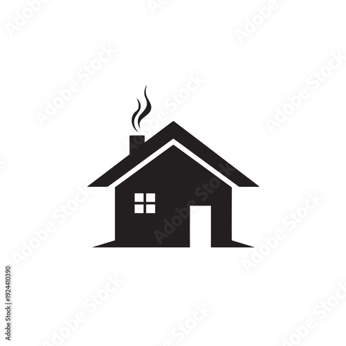 Home Warmth with fire icon
