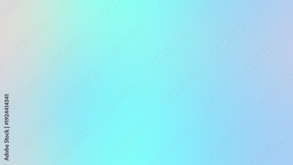 Fototapeta premium Paleturquoise and lightblue gradient for clean tech UI and corporate identity.