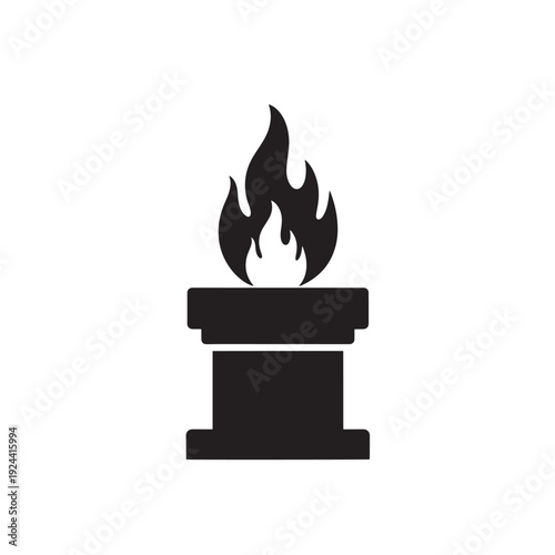 gas stove vector