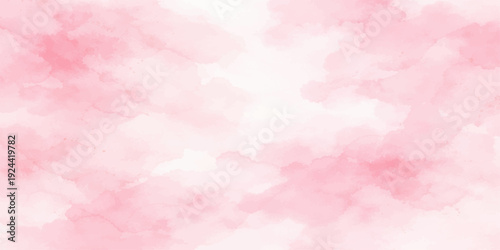 Soft pink watercolor art on vintage grunge paper texture creates a pastel purple abstract background design for a romantic Valentine wallpaper backdrop