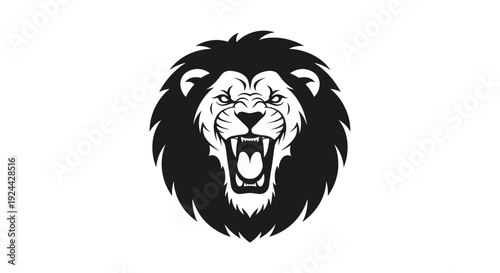 Roaring Lion Head Emblem