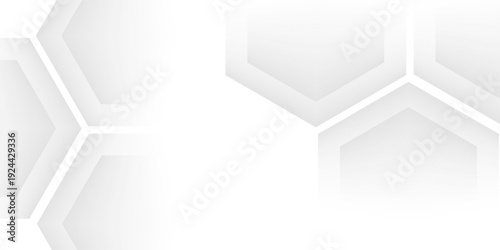 Geometric white light background abstract design. Vector banner pattern template. eps 10