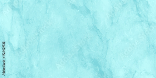 Light blue marble texture background with white ethereal veins, abstract turquoise watercolor wash stone surface