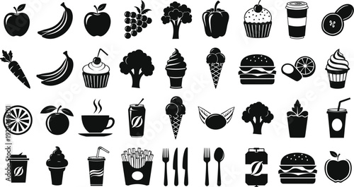 Food and drink icons