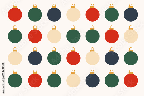 Decoración navideña en colores festivos