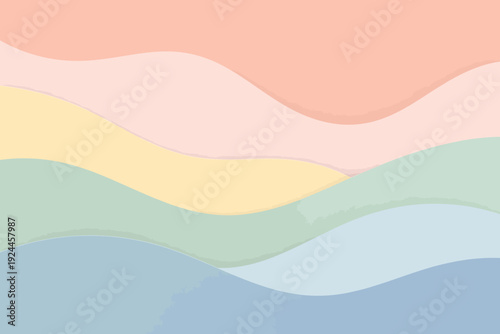 Ondas de colores suaves y armoniosas