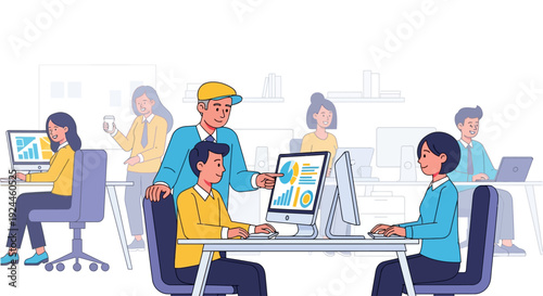 Experienced Professional Guides Junior Colleague