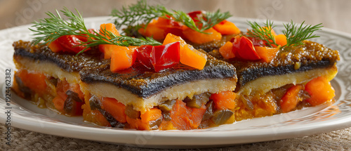 Wallpaper Mural Silkė su morkomis dish made from salted herring layered with cooked carrots, onions, and a lightly sweetened marinade Torontodigital.ca