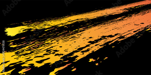 Sports background design with abstract templates of sports players in various activities. Football, basketball, baseball, tennis, rugby, cycling in yellow orange, Eps 10.