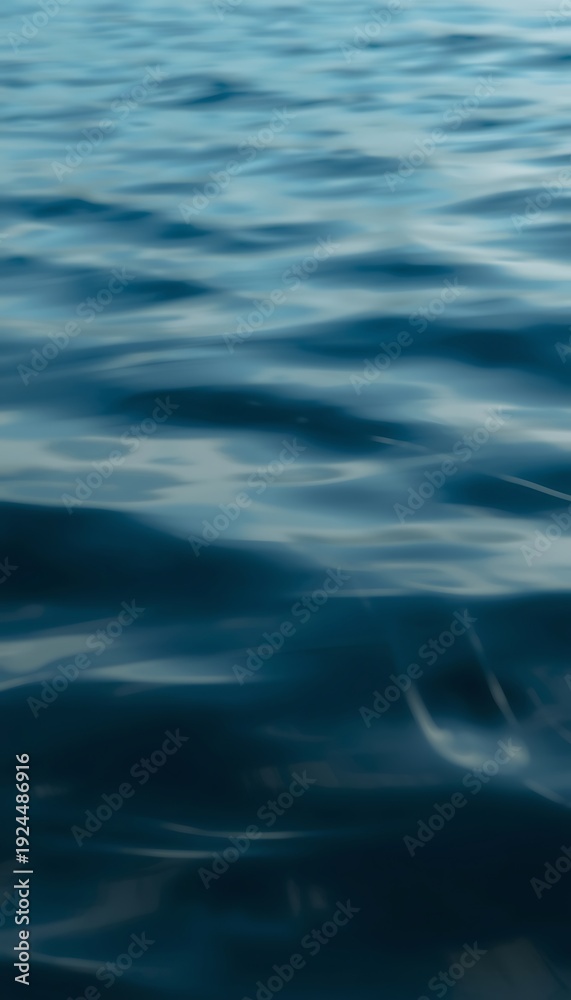 Fototapeta premium Calming ocean waves with gentle ripples on surface