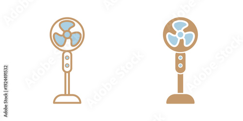 Air Fan icon design template