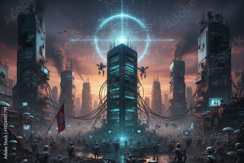 a city destroyed by war