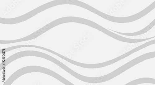 Abstract wavy lines flowing across a clean white background in a vector illustration
