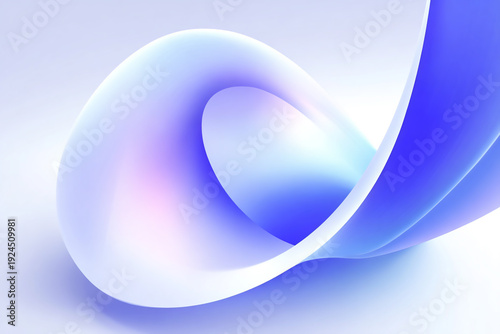 Abstract Loop Gradient Ribbon Background｜ループ型グラデーションリボン背景