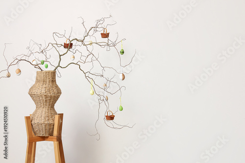 Tree branches decorated wit...