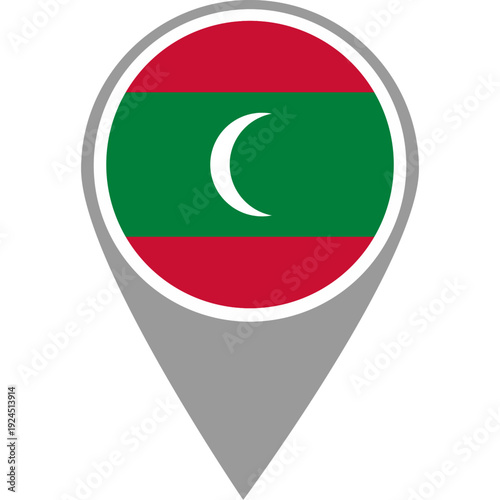 Maldives flag location pin, Maldives flag on location pin, Maldives map pointer in high quality Free Download Maldives flag location pin, Maldives flag on location pin, Maldives map pointer in high quality - GFXLoad