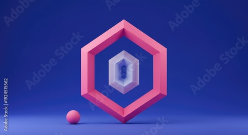 Hypnotic abstract rendering of impossible structures. A vibrant, disorienting paradox of form, color, and shifting perception, movement, shifting, artistic