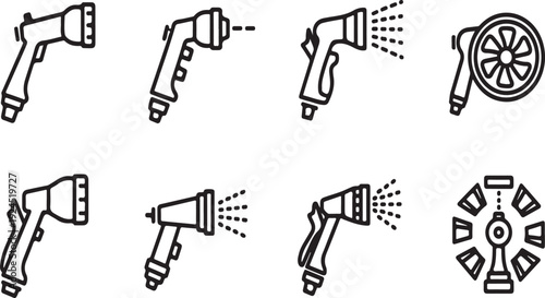 Variety of tools and equipment for different types of work and maintenance tasks Vector