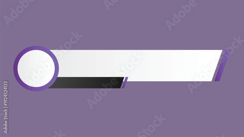 vector design of a lowerthird template in minimalist style