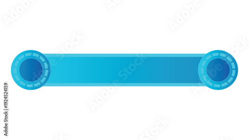 vector design of a lowerthird template in futuristic tech style