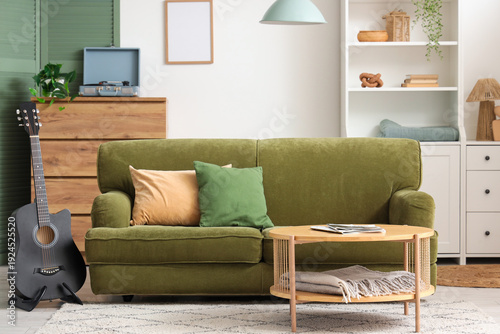 Interior of living room wit...